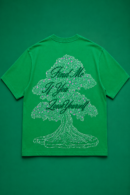 SHIVARO NEW YORK Green Bonsai Oversized T-Shirt – 260 GSM Pure Cotton