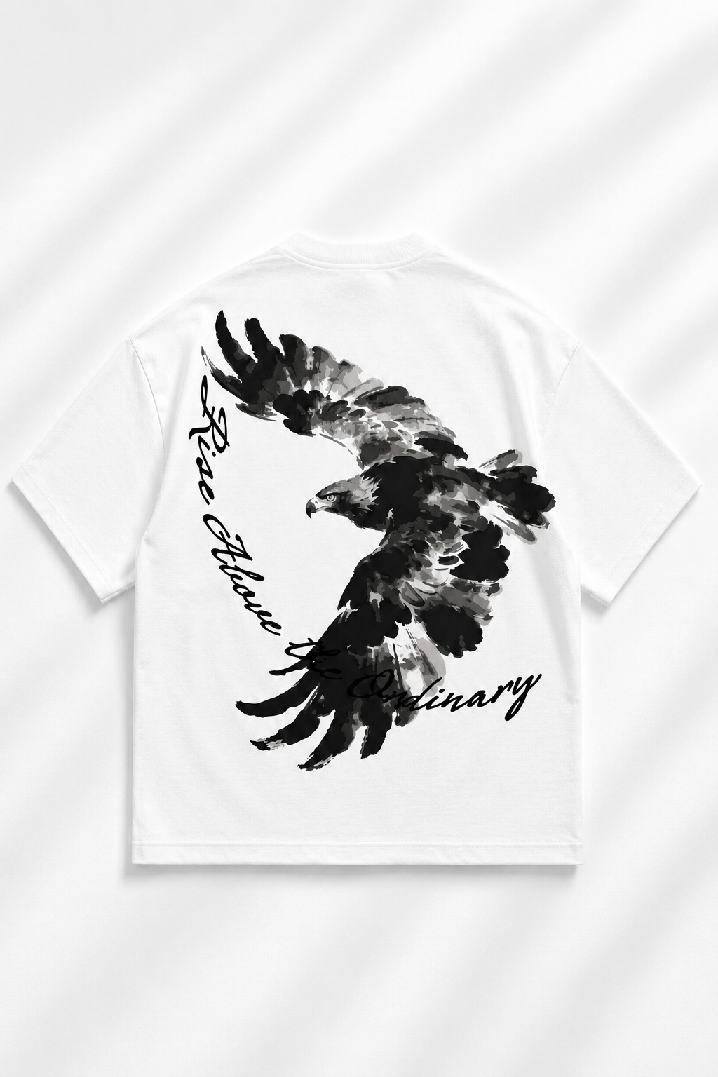 White Eagle Oversized T-Shirt – 260 GSM Pure Cotton - Image 3