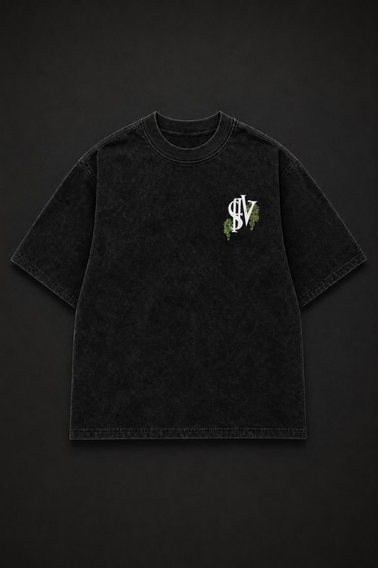 SHIVARO BLACK ACID GATE TSHIRT MEN DROP-01 - Image 2
