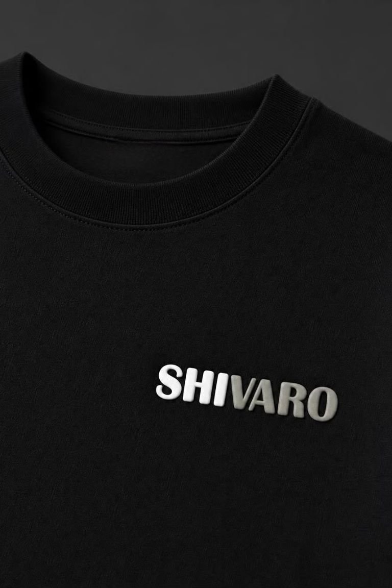 Black Chess Oversized T-Shirt – 260 GSM Pure Cotton - Image 4